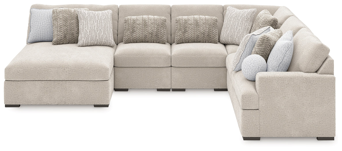 Cuddle Plush 6-Piece Sectional with Chaise