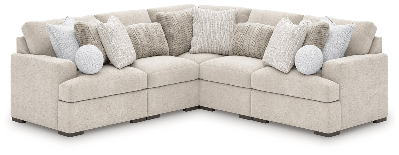 Cuddle Plush 5-Piece Sectional