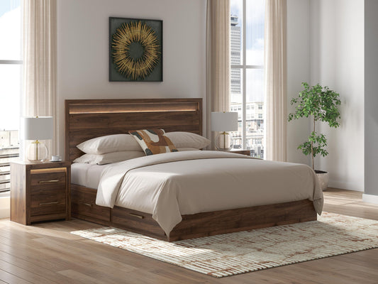 Janfyn King Panel Bed with Storage