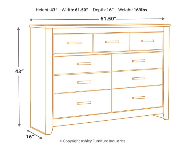 Brinxton Seven Drawer Dresser