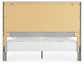 Cottonburg King Panel Bed with Mirrored Dresser and Nightstand