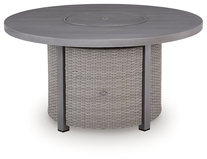 Half Moon Beach Round Fire Pit Table