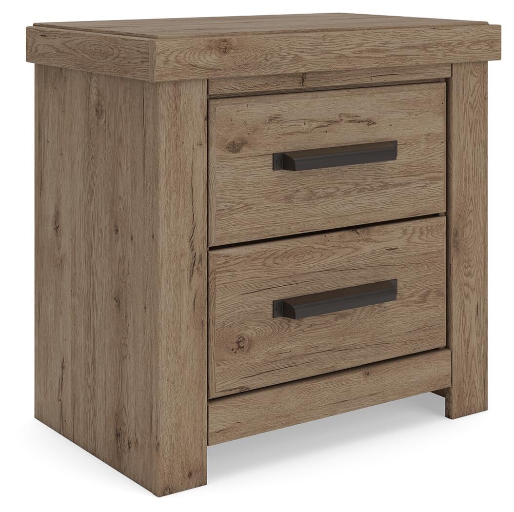 Garistyn Queen Panel Storage Bed, Dresser, Mirror, Chest and Nightstand