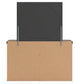 Garistyn King Panel Storage Bed, Dresser, Mirror, Chest and Nightstand