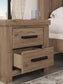 Garistyn King Panel Bed. Dresser, Mirror and Nightstand
