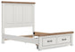 Savonport Queen Panel Storage Bed. Dresser, Mirror and Nightstand