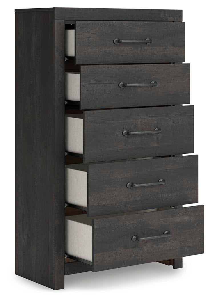 Hollivern Five Drawer Chest