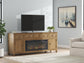 Sharlance 81" TV Stand with Electric Fireplace