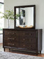 Dantenton Dresser and Mirror