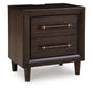 Dantenton Two Drawer Night Stand