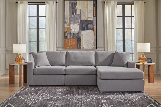 Modmax 3-Piece Sectional Sofa Storage Chaise