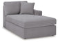 Modmax 3-Piece Sectional Sofa Storage Chaise