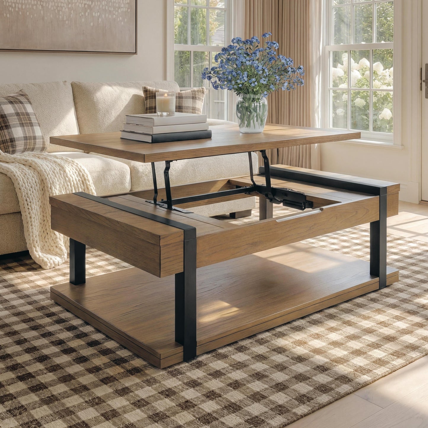 Jorannti Rect Lift Top Cocktail Table