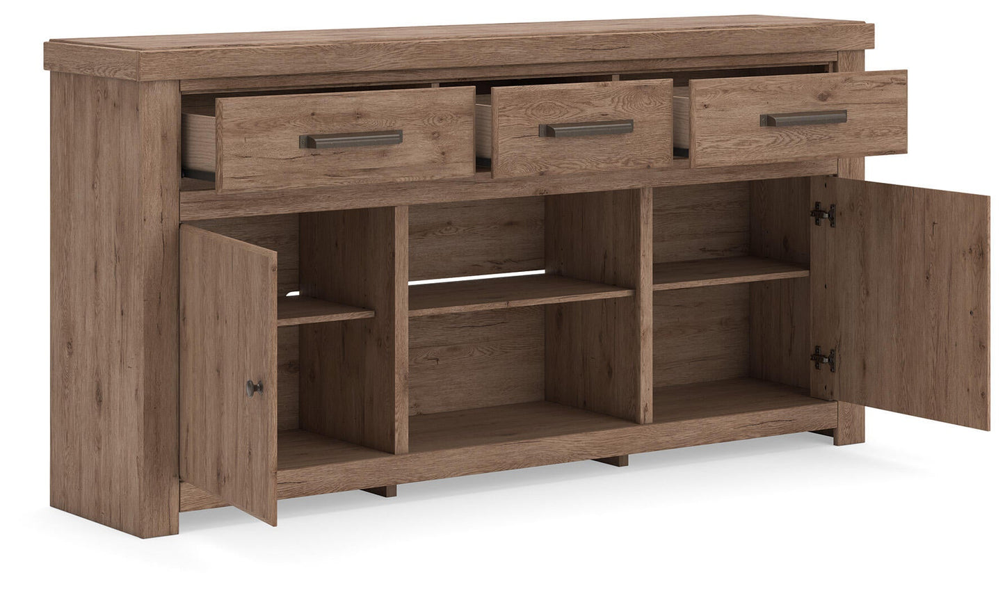 Garistyn XL TV Stand w/Fireplace Option