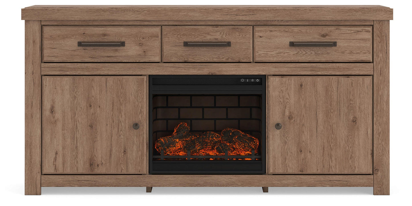 Garistyn 73" TV Stand with Electric Fireplace