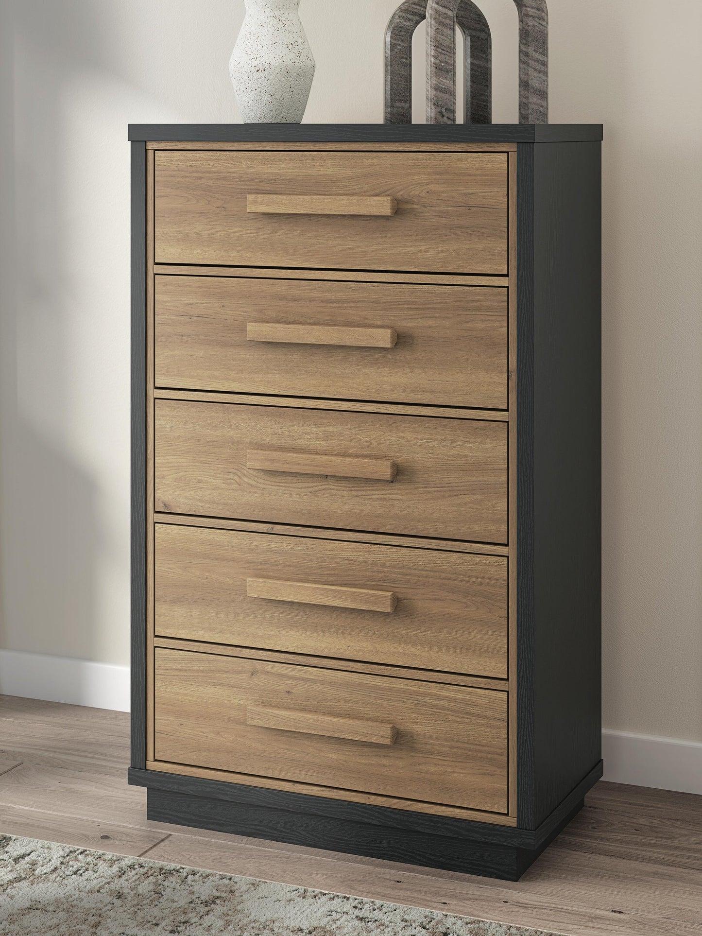 Kozmour Five Drawer Chest