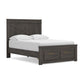 Vonitta Bay Full Panel Platform Storage Bed