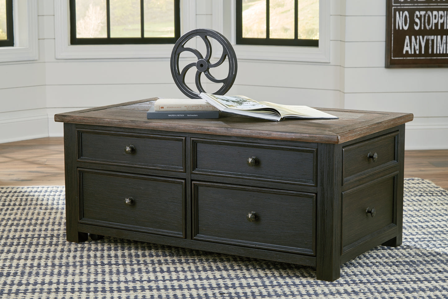 Tyler Creek Coffee Table with 2 End Tables