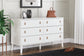 Aprilyn Queen Panel Headboard with Dresser, Chest and 2 Nightstands