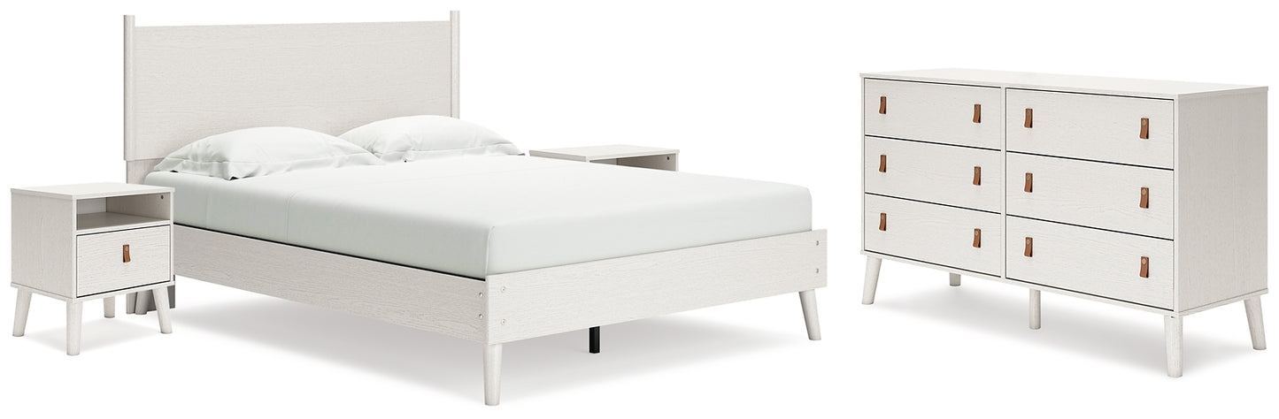 Aprilyn Queen Panel Bed with Dresser and 2 Nightstands