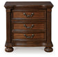 Lavinton Three Drawer Night Stand