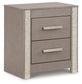 Surancha Queen Panel Bed with Mirrored Dresser and Nightstand